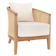 Lenylle Oak Wood Tub Chair